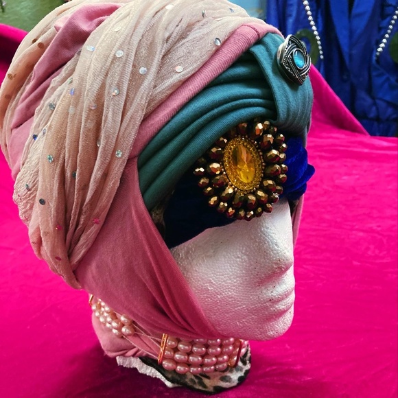 Custom One of a Kind Turban Bundle: Headwear, Scarves, Accessories main image 15